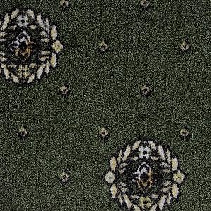 700 Yeşil Desen Soft Velür